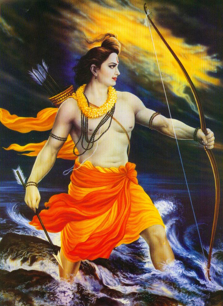 Shri Ram heeft zijn tanden laten zien, wat Shri Ram het liefst niet doet, maar soms is dat nodig.